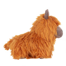 Riva Home - Highland Cow Shaggy Door Stop Orange