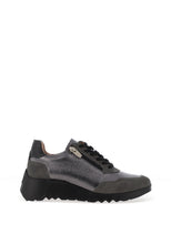Wonders E-6780 KYOTO 70 Grey Iron with zip trainers