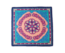 Celtic Ore Crafts - IRS-036B Polysilk Scarf Trinity Blue/ Pink