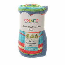 Cosatto Knitted Stripe Blanket - Multi Colour BLAN0220