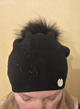 Arabella Cashmere Beanie Hat with detachable Pom Pom