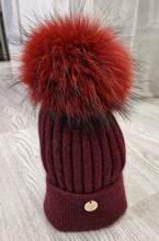 Arabella Cashmere Hat with detachable Pom Pom