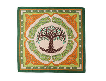 Celtic Ore Crafts - IRS-036A Polysilk Scarf Tree Green/Gold