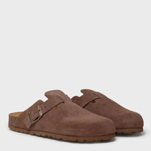 Toni Pons -  Women's clog in suede with buckle - GEMINA-QT - Taupe