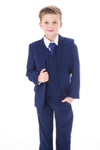 Vivaki Royal Blue 5 pce suit with spotted tie