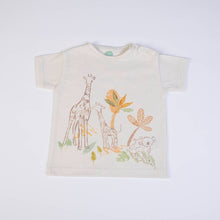 FS Baby - 16360 - Organic cotton t-shirt + shorts - Ecru/green