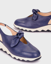 Wonders C-7602 SIMON02 Navy Blue Slingbacks