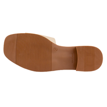 Oh! My Sandals 5890 Cream Leather Sliders