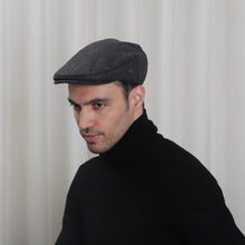 Celtic Ore Crafts - HAT-003 Tweed Cap Grey Herringbone