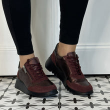 Wonders E-6780 KYOTO 70 Wine with zip trainers