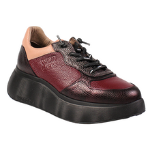 Wonders ROMA A-3630 Leather Trainers - Wine