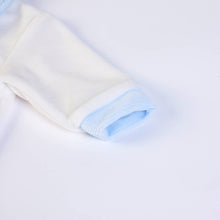 FS Baby - 16607 - Organic cotton babygrow - Offwhite/blue