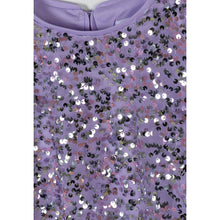 Minoti - 44649 Sequin Party Dress, Lilac, A-Line Flared Sleeves
