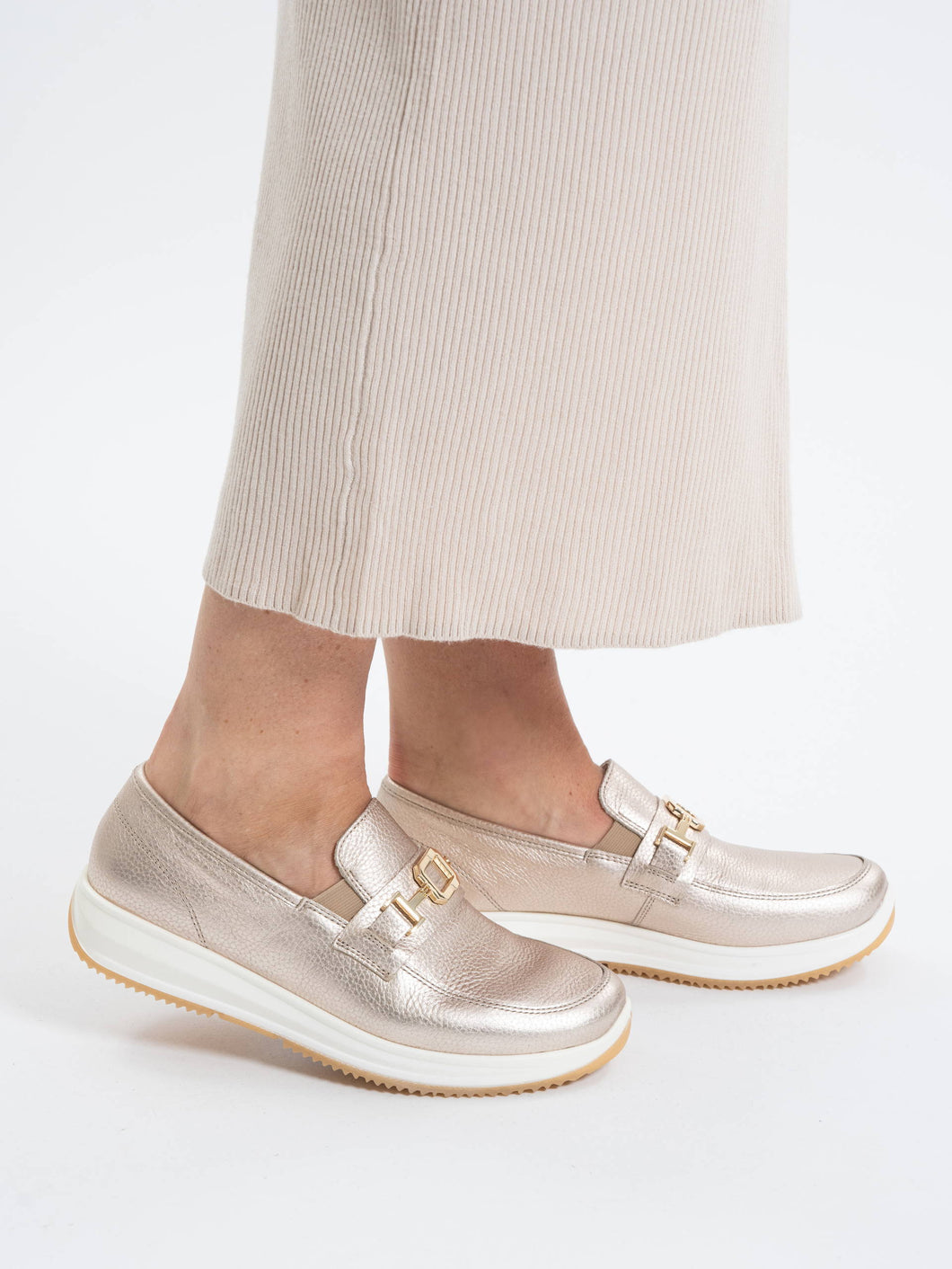 Ara Osaka 3.0 Sand Leather Loafers 12-25528