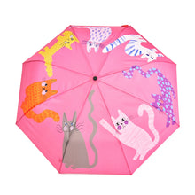 Original Duckhead - Fuchsia Eco friendly Arty Cats Duck Umbrella