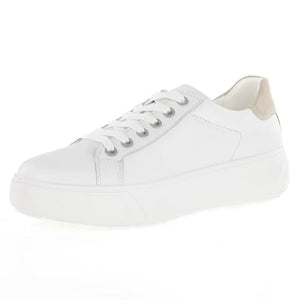 Ara Monaco White Leather Sneakers 12-46523
