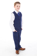 Vivaki Royal Blue 5 pce suit with spotted tie
