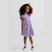 Minoti - 44649 Sequin Party Dress, Lilac, A-Line Flared Sleeves