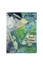 Fashion Scarf - Manet 'Jeanne Demarsy'/Monet 'Water Lily' Reversible Silk Scarf SC-8125