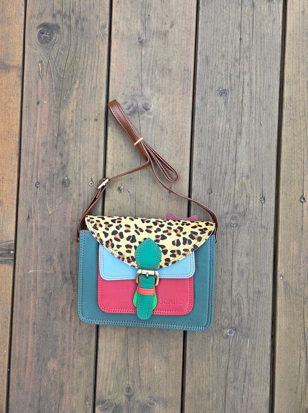 Soruka Elma Upcycled Leather Bag 047274