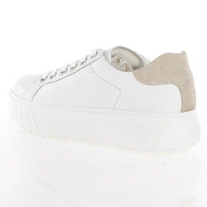 Ara Monaco White Leather Sneakers 12-46523
