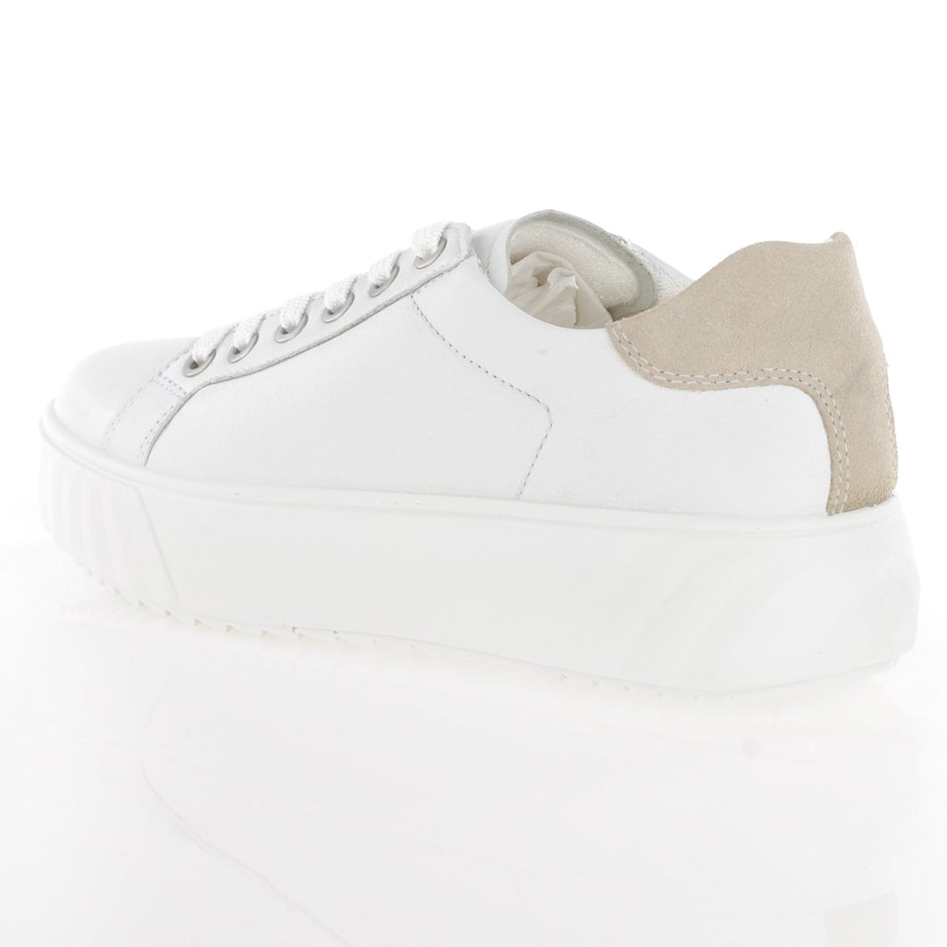 Ara Monaco White Leather Sneakers 12-46523-04