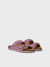 Toni Pons -  Women's sandal in suede with buckle - GHANA-QT - Lavender