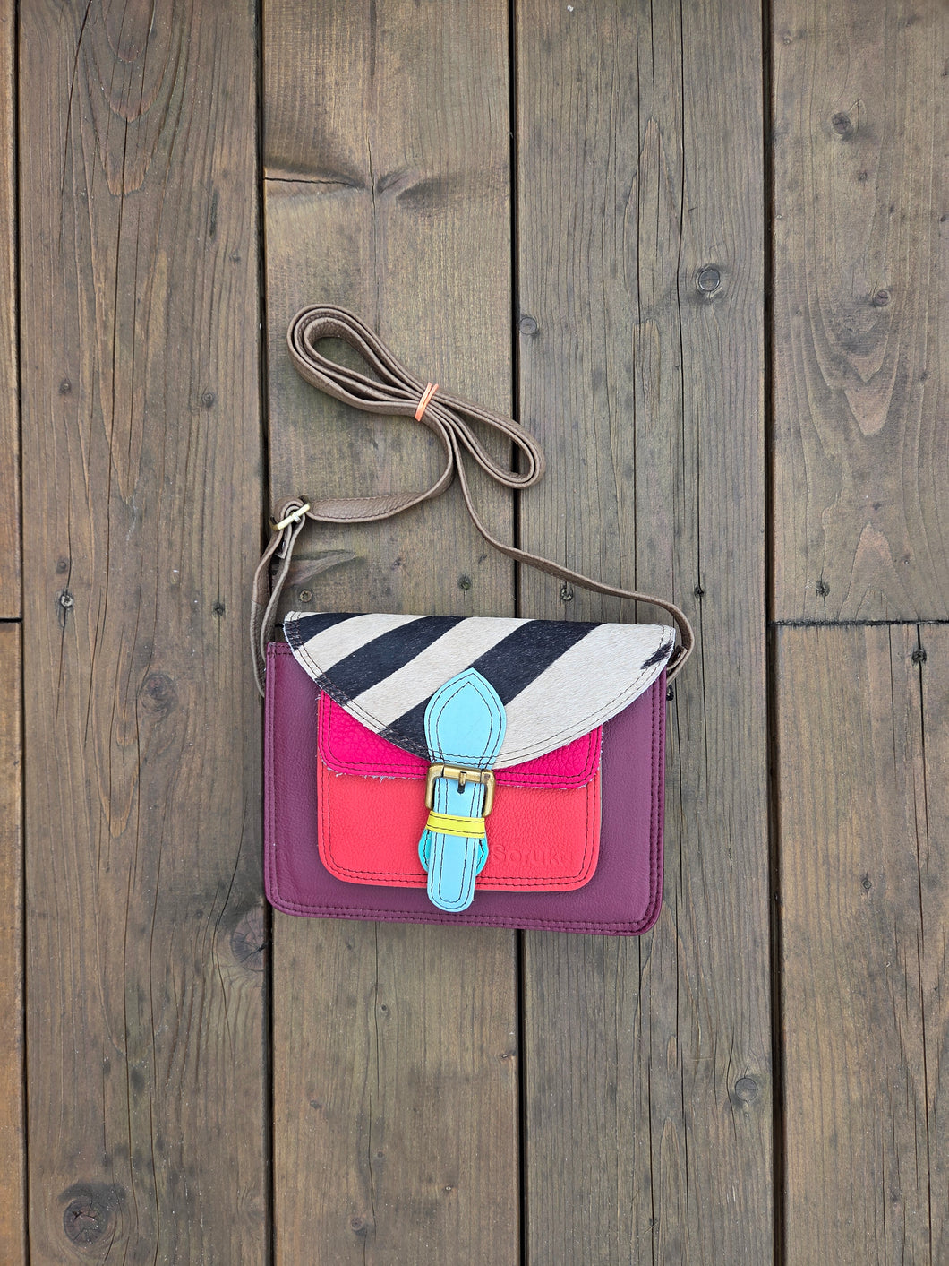 Soruka Elma Upcycled Leather Bag 047274