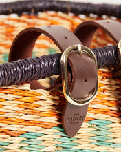 ASHANTI: Handcrafted Multicoloured Rectangular Bike Basket