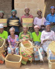 ASHANTI: Handcrafted Multicoloured Rectangular Bike Basket