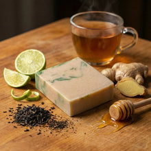 The Black Stuff - Ginger Honey Tea Soap - Smooth Feel