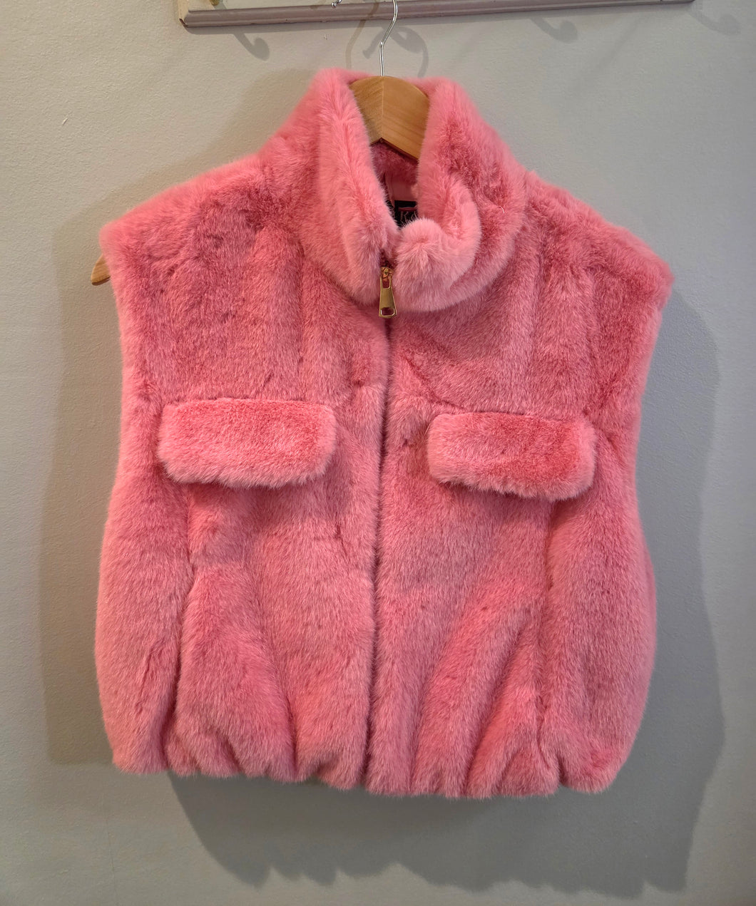 Arabella Faux Fur Short Gilet