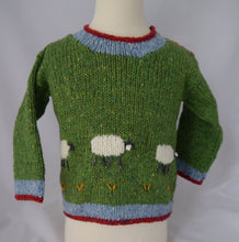 Julie Dillon Knitwear - Green Sheep Merino Wool sweater
