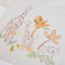 FS Baby - 16360 - Organic cotton t-shirt + shorts - Ecru/green