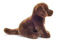 Teddy Hermann - Labrador sitting dark brown 25 cm