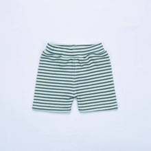 FS Baby - 16856 - Organic cotton - T-shirt + shorts - Offwhite/green