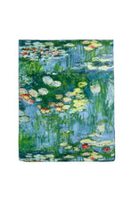 Fashion Scarf - Manet 'Jeanne Demarsy'/Monet 'Water Lily' Reversible Silk Scarf SC-8125
