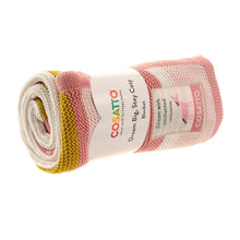 Cosatto Unicorn Garden Knitted Stripe Blanket BLAN5690