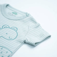 FS Baby - 16930 - Set of 2 bodies - Organic cotton - Blue