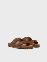 Toni Pons -  Women's sandal in suede with buckle - GHANA-QT - Taupe