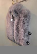Arabella Faux Fur Knitted Cuff Lined Gilet