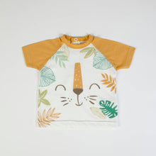 FS Baby - 16105 - Organic cotton t-shirt + shorts - Offwhite/orange