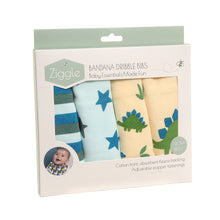 FUN2059  Dino & Stars Bib Set