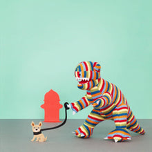 Best Years Knitted T-Rex - Bold Stripe BY4137NB