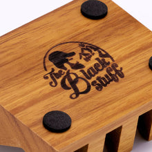 The Black Stuff - Diagonal Teak Soap Dish