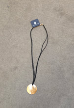 SMS49 Sparkle Mode Gold Disc on Long Black Cord