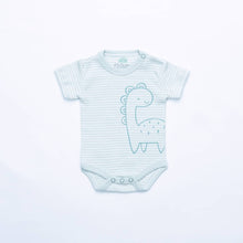 FS Baby - 16930 - Set of 2 bodies - Organic cotton - Blue