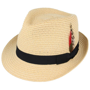 Summer Trilby Hat - Beige