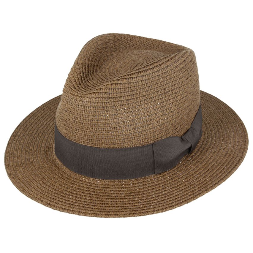 Summer Panama Hat 374 - Dark Brown