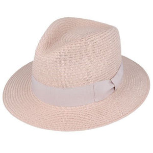 Summer Panama Hat 374 - Peach